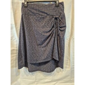 The North Face Womens Athletic Skirt M  Drawstring Waist Heather Grey Activewear